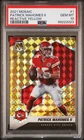 2021 Panini Mosaic PATRICK MAHOMES Reactive Yellow Color Match Prizm #1 PSA 10