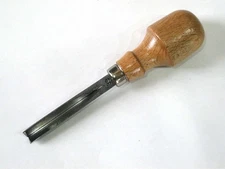 #39-10mm V STUBAI / Austria PALM TOOL wood carving whittling gouge knife - NEW