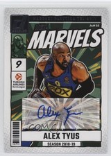 2024-25 Panini Donruss EuroLeague Net Marvels Signatures Alex Tyus Auto 14mf