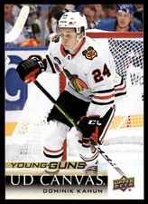 2018-19 Upper Deck UD Canvas Young Guns Dominik Kahun Chicago Blackhawks #C93