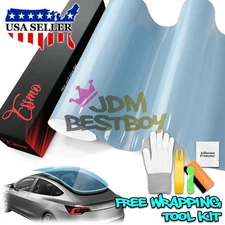 TPU Essmo Security Light Blue Glass Car Sunroof VLT70% UV99% Windshield Sunshade