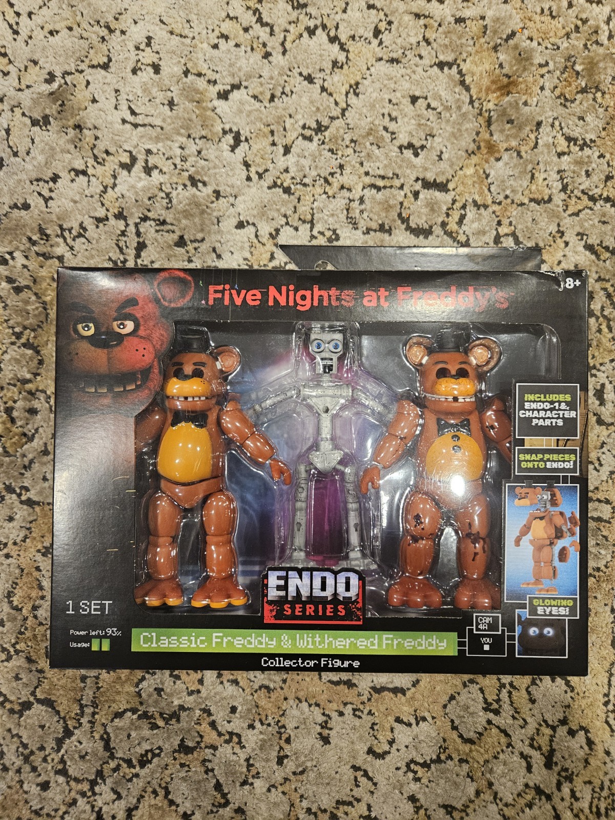 Five Nights at Freddy's Endo Series Figures Classic & Withered Freddy