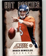 2012 Score Brock Osweiler Hot Rookies #18 Denver Broncos