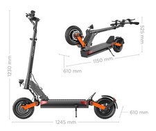 E-Scooter Joyor S8-S-Z Dual Motor 55 Stdkm 26Ah Offroad Elektroroller 10 Zoll – Bild 15