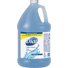 Dial Complete Spring Water Antibacterial Liquid Hand Soap 128oz Refill Bottle 0.28 per fl oz