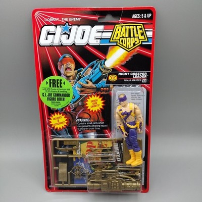 Vintage 1993 Gi Joe Battle Corps Night Creeper Leader Ninja Master 13 V2 Sealed