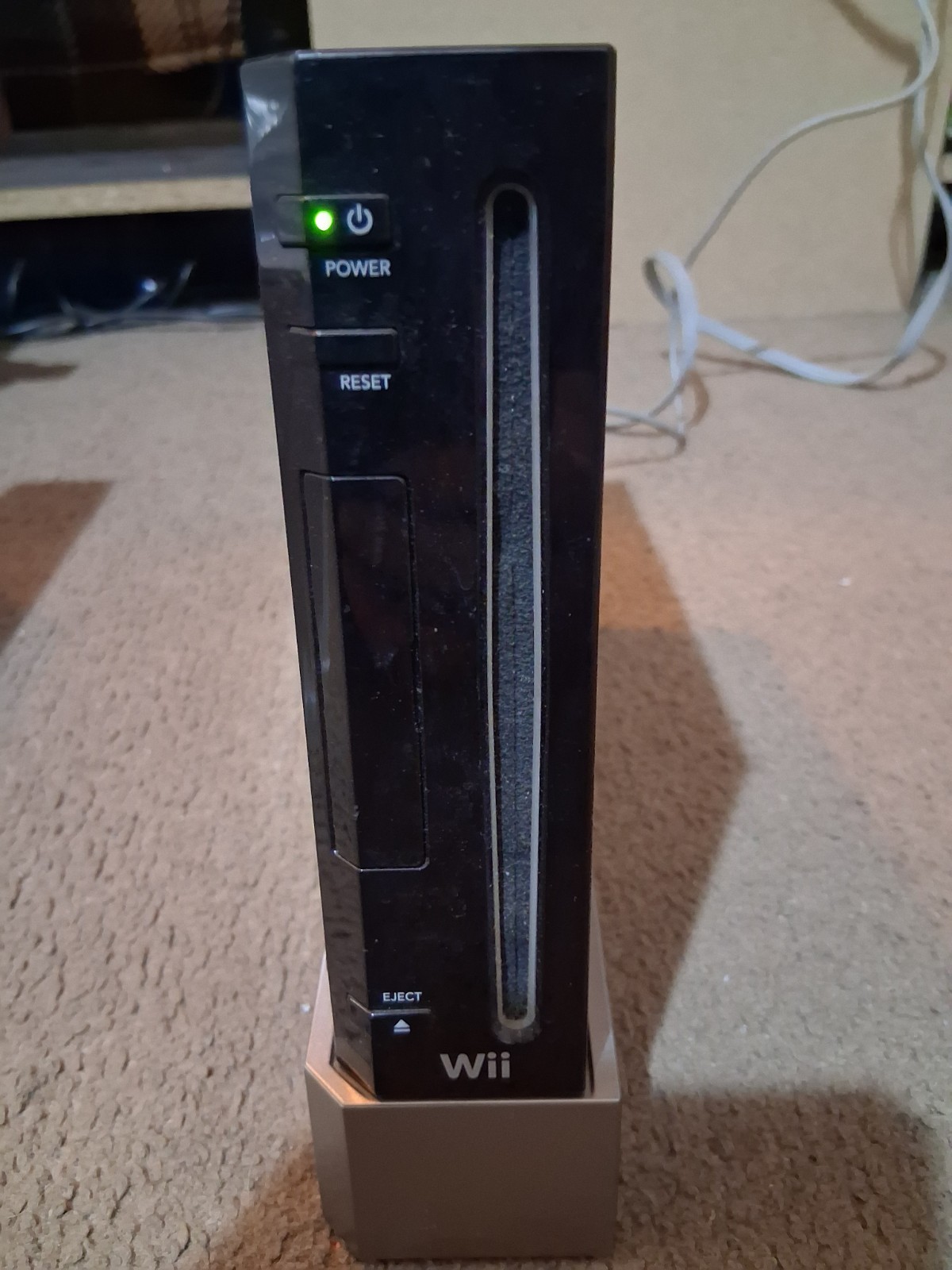 Nintendo Wii Game Console RVL-001 black- Tested Working