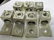 ✌7)  ILSCO D2965 LA-600-2 600KCMIL-3/0  ALUMINUM LUG LOT OF 7