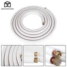 3/8"-5/8" Dia. 25FT Install Kit For Mini Split Heat Pump Systems Connection Pipe
