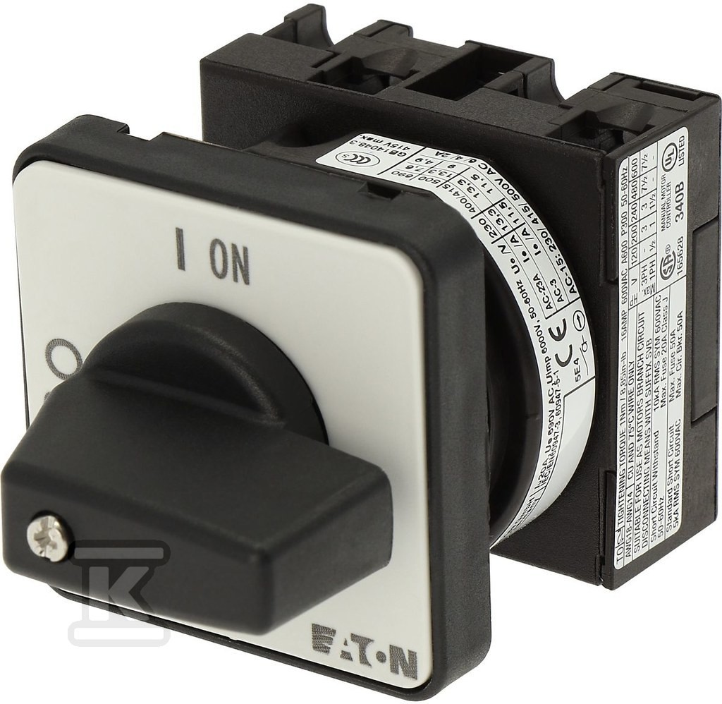 Connettore a camme 0-1 1P 20A da incasso P, T 067352 - Immagine 2