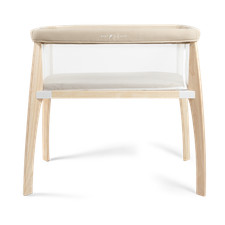  Color: Organic Oat Baby Delight-Heirloom Willow Organic Wooden Bassinet 5687