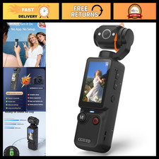 Portable Mini Vlogging Camera - Handheld Camcorder for YouTube Live Streaming