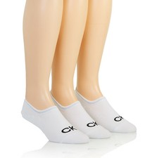 Calvin Klein 201LN62 CK Logo Liner Sock - 3 Pack
