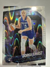 2025 Panini Prizm WNBA Dorka Juhasz #109 Minnesota Lynx White Seismic Prizm