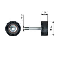 Gates T36772 Umlenk-/FüHrungsrolle, Keilrippenriemen FüR CitroËN Opel Peugeot