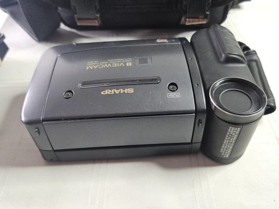 Sharp VL-E35U Viewcam Zoom Video8 LCD Camcorder With AC Adapter TESTED! READ! - Image 4 of 4