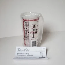 Pampered Chef Measure All Measuring Cup 2 Cups For Wet Dry Liquid Solid # 2225