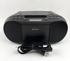 Sony CFD-S70 Boombox CD Audio Cassette Tape Player Recorder AM/FM - Tested
