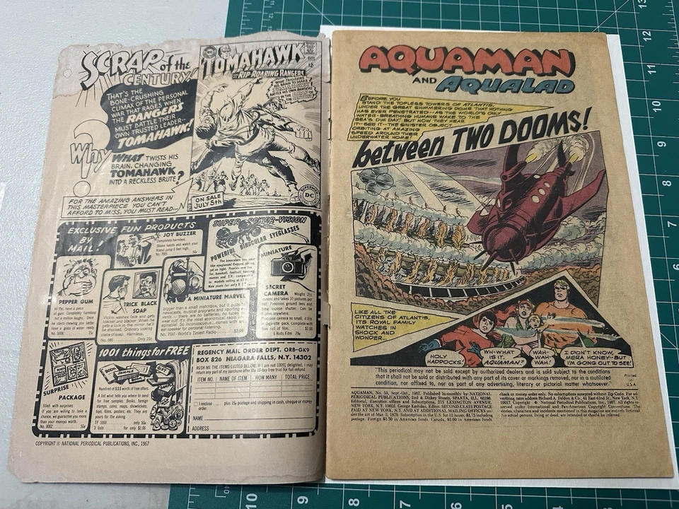 Aquaman #35 DC Comics 1967 First Appearance Black Manta - Image 2 of 4