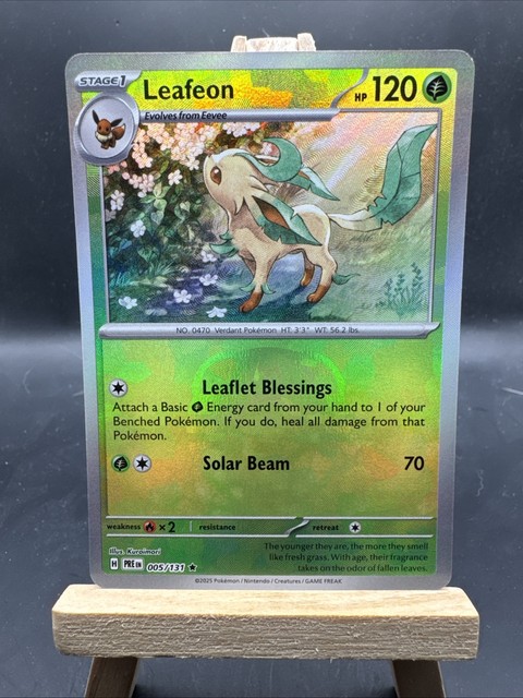 Leafeon [Master Ball] #5 (Prismatic Evolutions (2025))