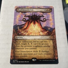 Soul Immolation (Showcase) MTG Lorwyn Eclipsed Regular