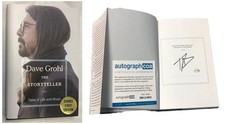 Dave Grohl Signed The Storyteller Hardcover 1st Edition Book