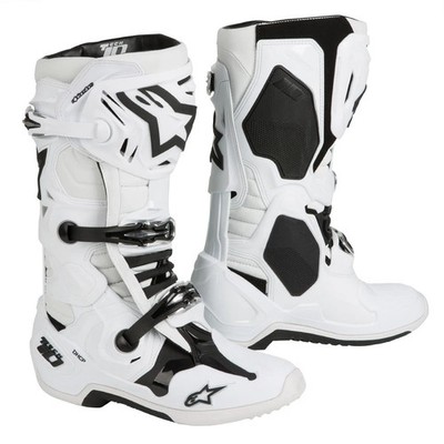 Alpinestars Motocross-Stiefel Tech 10 Weiß