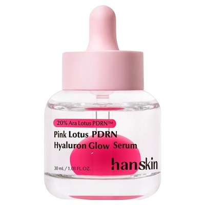 Hanskin Ara Lotus PDRN Hyaluron Radiance Serum 30ml Glass Skin Glow K-Beauty