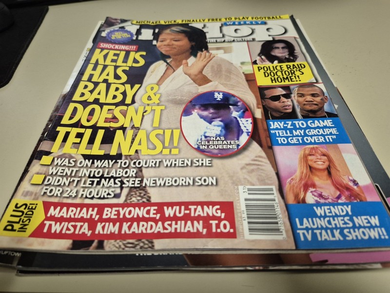 Hip-Hop Weekly magazine Kelis Nas Wendy Williams Michael Jackson Mariah Carey 