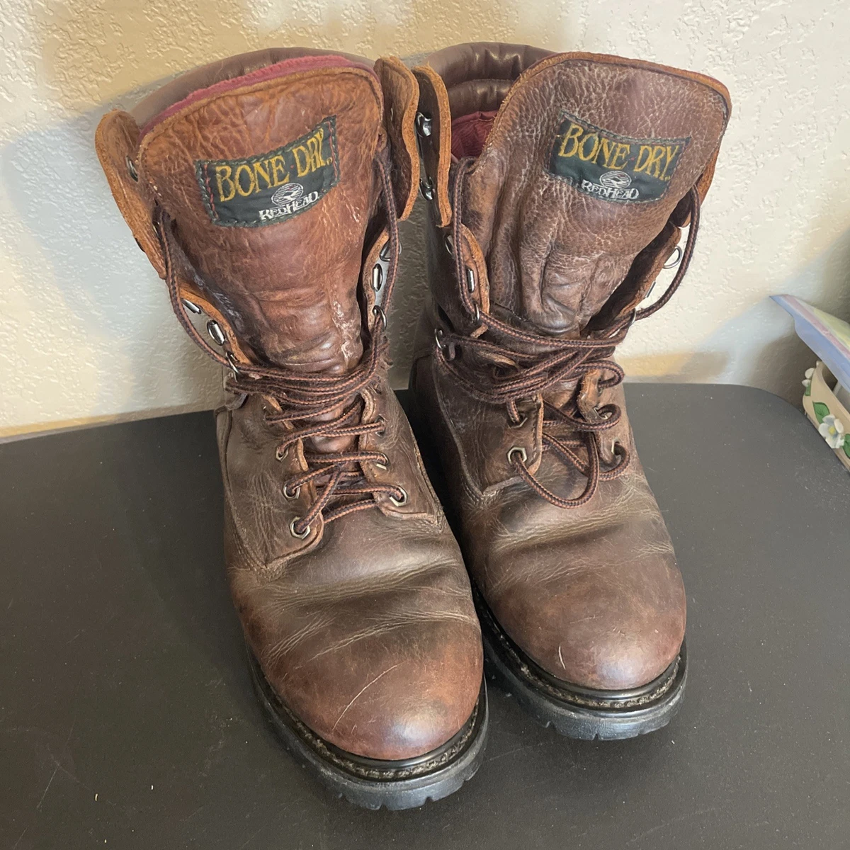 RedHead Bone-Dry GoreTex Boots Thinsulate Leather/Canvas Mens US 10 Hiking Work RedHead Lightweight Boots for Men for Sale | Shop New & Used  main image 4