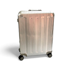 Maleta rígida Travelking de metal de aluminio con carcasa rígida