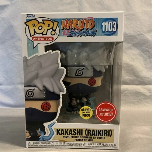Funko Pop! Naruto Shippuden Kakashi (Raikiri) #1103 GameStop Exclusive Glow