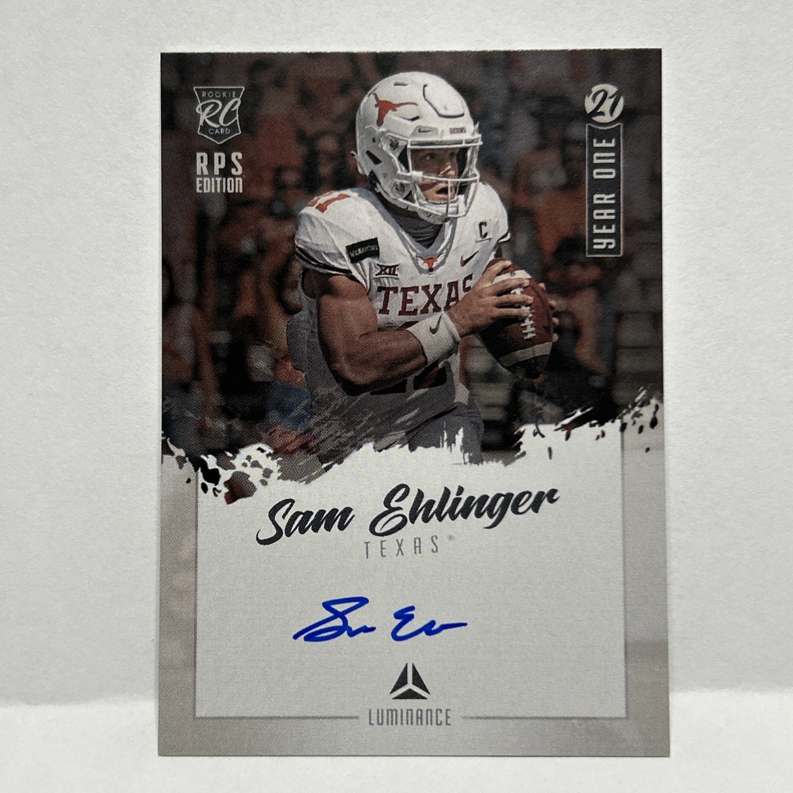 Sam Ehlinger Panini Luminance Year One Signatures Rps #YSSE Base