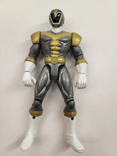 Power Rangers Lightspeed Rescue Titanium Ranger 1999 Vintage Bandai Action Fig
