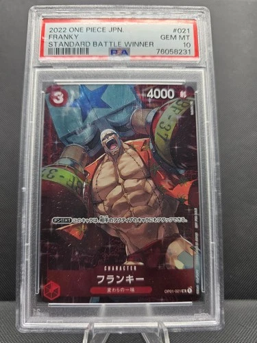 Franky Standard Battle Winner OP01-021 (Japanese) PSA 10