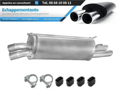 Ligne échappement Opel Omega B 3.0 V6 silencieux arrière pot pour break kombi 1994-2001