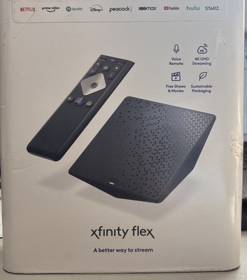Xfinity Flex 4K Ultra HD Streaming TV Box with Voice Remote   Brand New Sealed