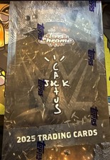 2025 Topps Chrome WWE x Cactus Jack Hobby Box  - BRAND NEW IN HAND - FAST SHIP