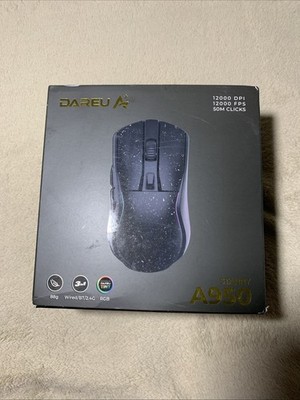 Dareu A950 Starry RGB 12,000 DPI, 12,000 FPS, 50m Clicks (Unused, Open Box)