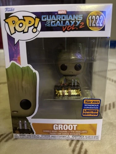 Funko Pop Marvel Groot #1222 Guardians Vol 2 Wondrous Convention Limited Edition