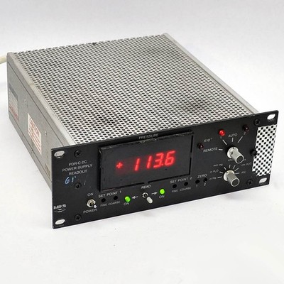 MKS PDR-C-2C Power Supply Digital Readout 2 Channels for Baratron Pressure Gauge