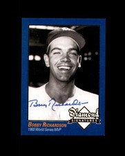 Bobby Richardson Signed 2009 Diamond Signature Philadelphia New York Yankees Aut