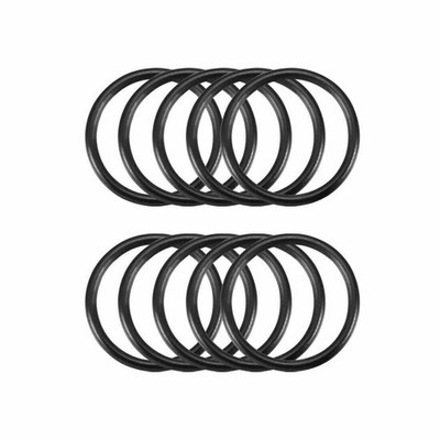 10 pcs black rubber flexible O ring oil seal gas kets 17mm x 1.8mm  KD *lh
