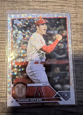Shohei Ohtani MINT SILVER FOIL REFRACTOR TOPPS SUPER BOX INVESTMENT FIST PUMP