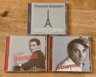 3x CD CHANSON FRANCAISE Gilbert Becaud CHARLES AZNAVOUR formidable 2011