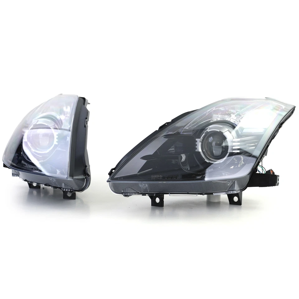 Facelift Xenon Scheinwerfer Set D2S Schwarz Smoke Paar für Nissan 350Z Z33 02-09 - Bild 4 von 4