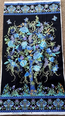 Chong A Hwang Tree of Life Eden Fabric Panel Timeless Treasures Whole Quilt Kit