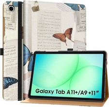 PU Leather Folio Stand Cover Case for Samsung Galaxy Tab A11 Plus 11-Inch 2026