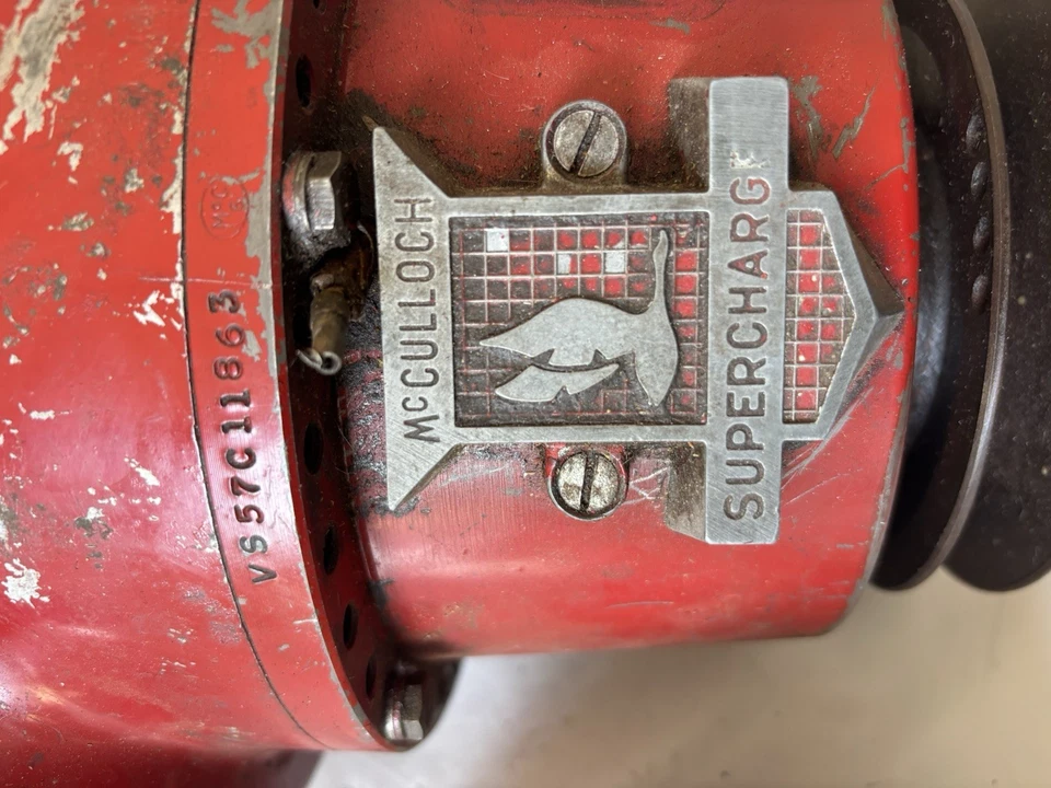 Mc CULLOCH SUPERCHARGER VS57 FORD THUNDERBIRD 1955 1956 1957 JUEGO COMPLETO Foto 2 de 4