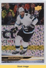 2024-25 Upper Deck Extended Series Speckled Rainbow Foil Kevin Stenlund READ fn5